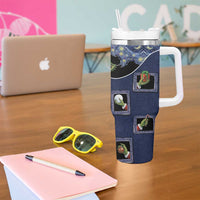 Western Yoke Tumbler With Handle Grinch Art Parody Christmas - Wonder Print Shop