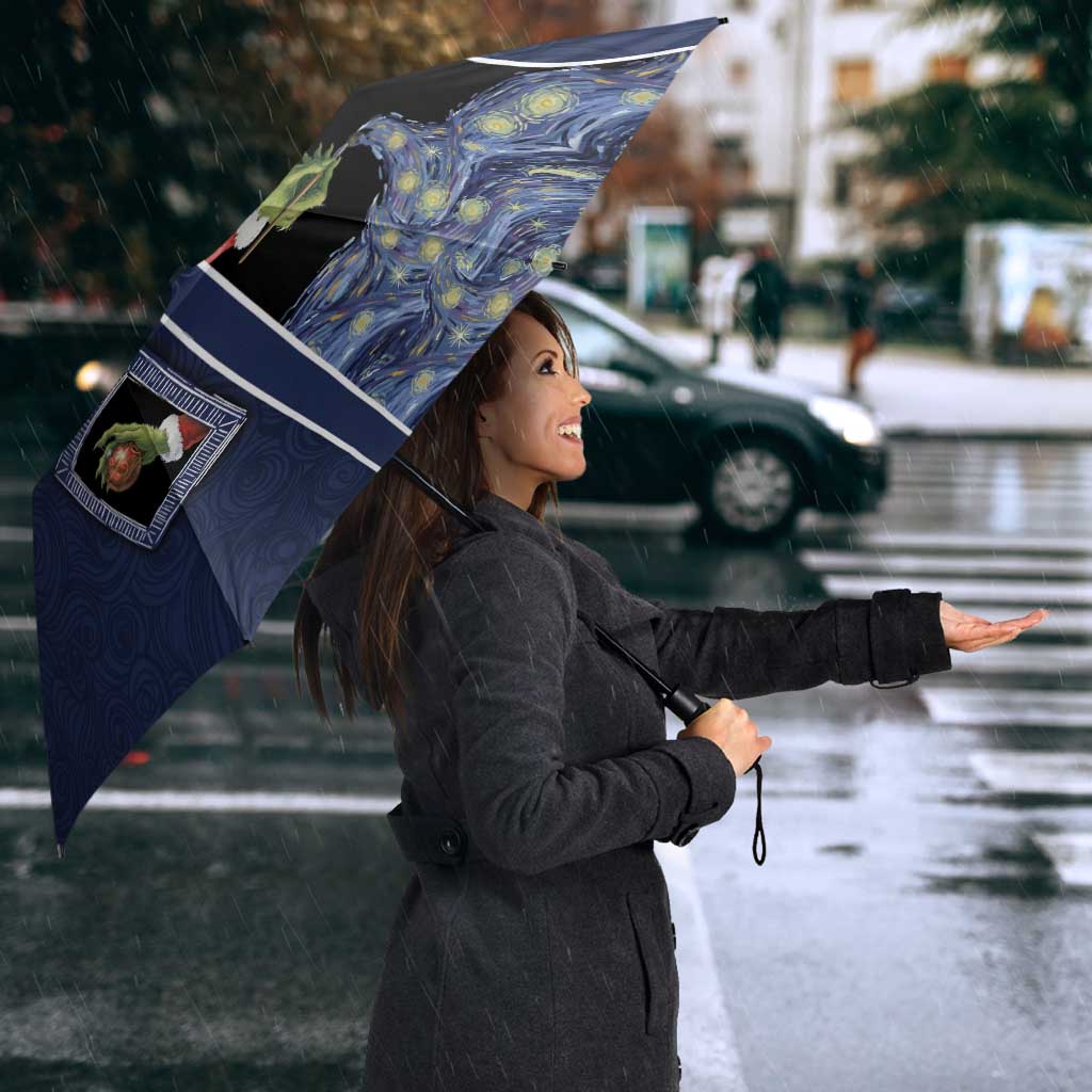 Western Yoke Umbrella Grinch Art Parody Christmas - Wonder Print Shop
