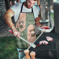 Western Yoke Apron Rabbit Howdy Christmas - Wonder Print Shop