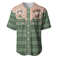 Western Yoke Baseball Jersey Rabbit Howdy Christmas - Wonder Print Shop