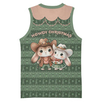 Western Yoke Basketball Jersey Rabbit Howdy Christmas - Wonder Print Shop
