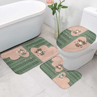 Western Yoke Bathroom Set Rabbit Howdy Christmas - Wonder Print Shop