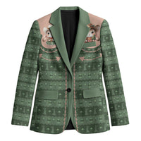 Western Yoke Blazer Rabbit Howdy Christmas - Wonder Print Shop