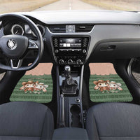 Western Yoke Car Mats Rabbit Howdy Christmas - Wonder Print Shop