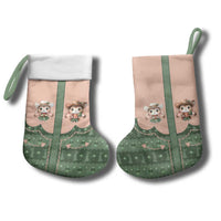Western Yoke Christmas Stocking Rabbit Howdy Christmas - Wonder Print Shop
