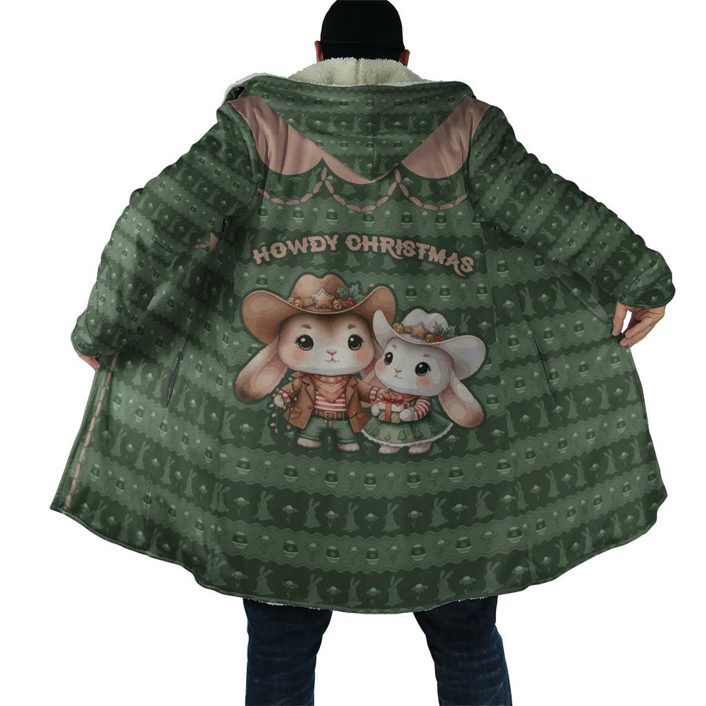 Western Yoke Cloak Rabbit Howdy Christmas - Wonder Print Shop