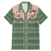 Western Yoke Family Matching Mermaid Dress and Hawaiian Shirt Rabbit Howdy Christmas - Wonder Print Shop