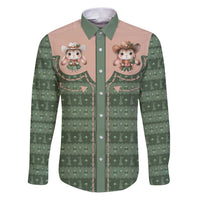 Western Yoke Family Matching Puletasi and Hawaiian Shirt Rabbit Howdy Christmas - Wonder Print Shop