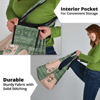 Western Yoke Grocery Bag Rabbit Howdy Christmas - Wonder Print Shop