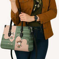 Western Yoke Leather Bag Rabbit Howdy Christmas - Wonder Print Shop