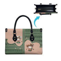 Western Yoke Leather Bag Rabbit Howdy Christmas - Wonder Print Shop