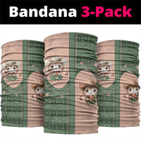 Western Yoke Neck Gaiter Rabbit Howdy Christmas - Wonder Print Shop