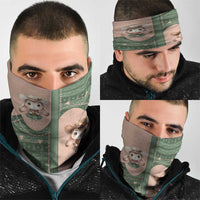 Western Yoke Neck Gaiter Rabbit Howdy Christmas - Wonder Print Shop