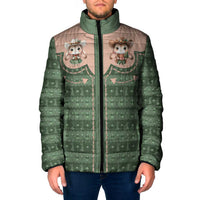 Western Yoke Padded Jacket Rabbit Howdy Christmas - Wonder Print Shop