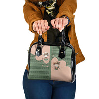 Western Yoke Shoulder Handbag Rabbit Howdy Christmas - Wonder Print Shop