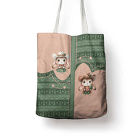 Western Yoke Tote Bag Rabbit Howdy Christmas - Wonder Print Shop