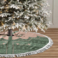 Western Yoke Tree Skirt Rabbit Howdy Christmas - Wonder Print Shop