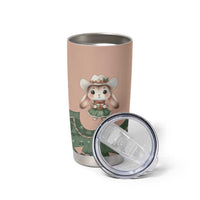 Western Yoke Tumbler Cup Rabbit Howdy Christmas - Wonder Print Shop