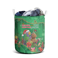 Dominica Christmas Laundry Basket I Am Dreaming Of A Green Christmas - Wonder Print Shop