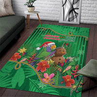 Dominica Christmas Area Rug I Am Dreaming Of A Green Christmas - Wonder Print Shop