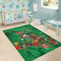 Dominica Christmas Area Rug I Am Dreaming Of A Green Christmas - Wonder Print Shop