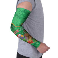 Dominica Christmas Arm Sleeves I Am Dreaming Of A Green Christmas - Wonder Print Shop