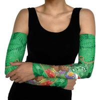 Dominica Christmas Arm Sleeves I Am Dreaming Of A Green Christmas - Wonder Print Shop