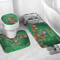 Dominica Christmas Bathroom Set I Am Dreaming Of A Green Christmas - Wonder Print Shop