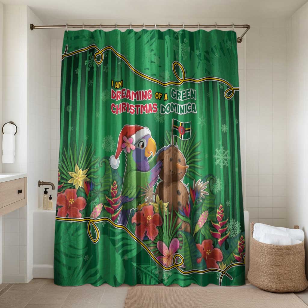 Dominica Christmas Bathroom Set I Am Dreaming Of A Green Christmas - Wonder Print Shop