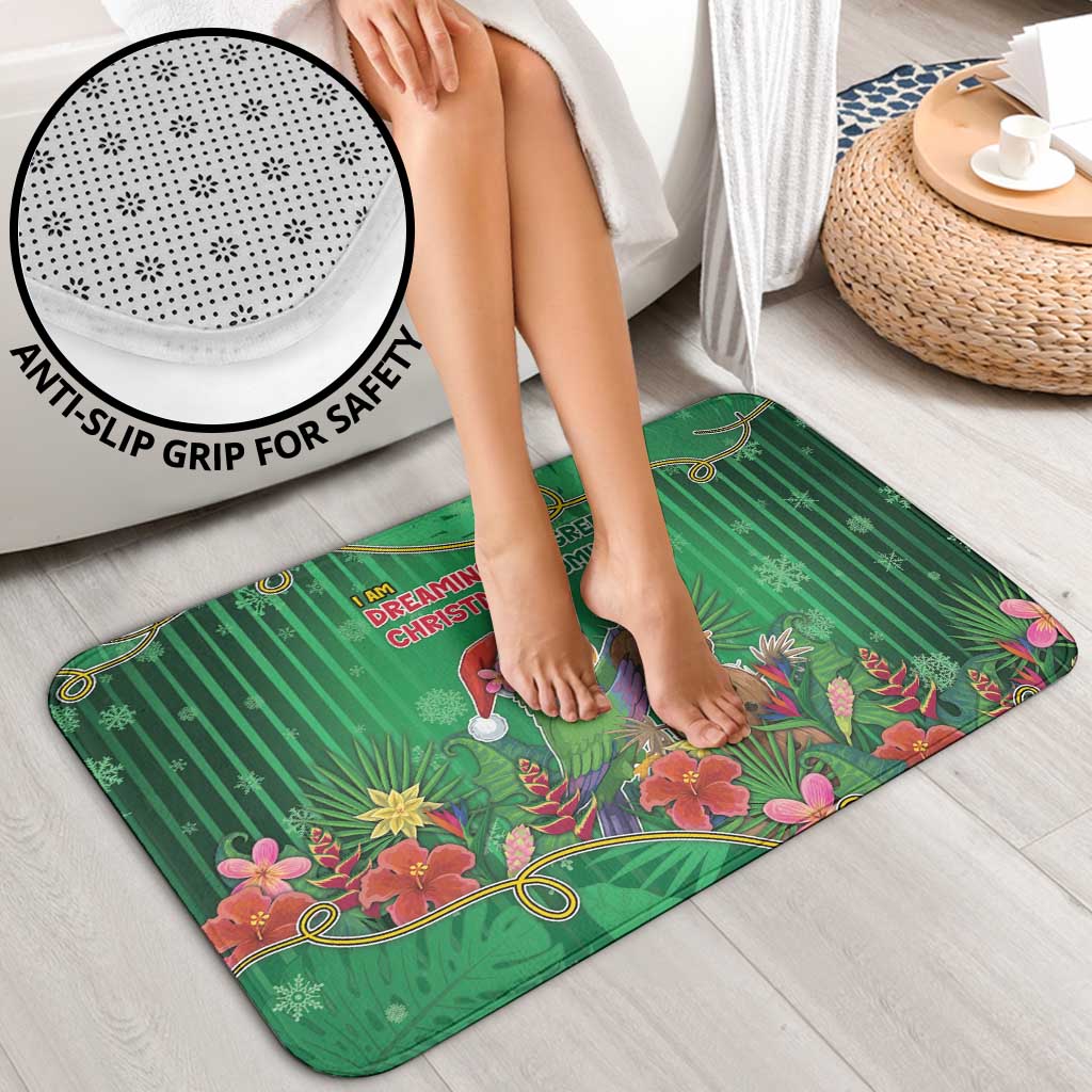 Dominica Christmas Bathroom Set I Am Dreaming Of A Green Christmas - Wonder Print Shop