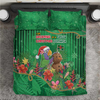 Dominica Christmas Bedding Set I Am Dreaming Of A Green Christmas - Wonder Print Shop