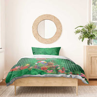 Dominica Christmas Bedding Set I Am Dreaming Of A Green Christmas - Wonder Print Shop