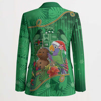 Dominica Christmas Blazer I Am Dreaming Of A Green Christmas - Wonder Print Shop
