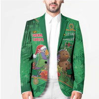 Dominica Christmas Blazer I Am Dreaming Of A Green Christmas - Wonder Print Shop