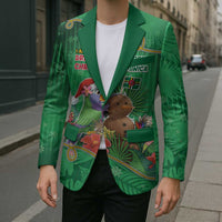 Dominica Christmas Blazer I Am Dreaming Of A Green Christmas - Wonder Print Shop