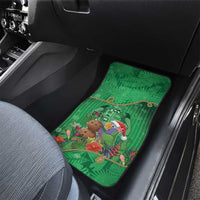 Dominica Christmas Car Mats I Am Dreaming Of A Green Christmas - Wonder Print Shop