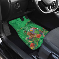 Dominica Christmas Car Mats I Am Dreaming Of A Green Christmas - Wonder Print Shop