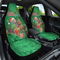 Dominica Christmas Car Seat Cover I Am Dreaming Of A Green Christmas - Wonder Print Shop