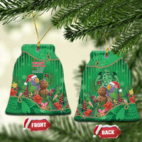 Dominica Christmas Ceramic Ornament I Am Dreaming Of A Green Christmas - Wonder Print Shop