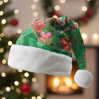 Dominica Christmas Santa Hat I Am Dreaming Of A Green Christmas - Wonder Print Shop