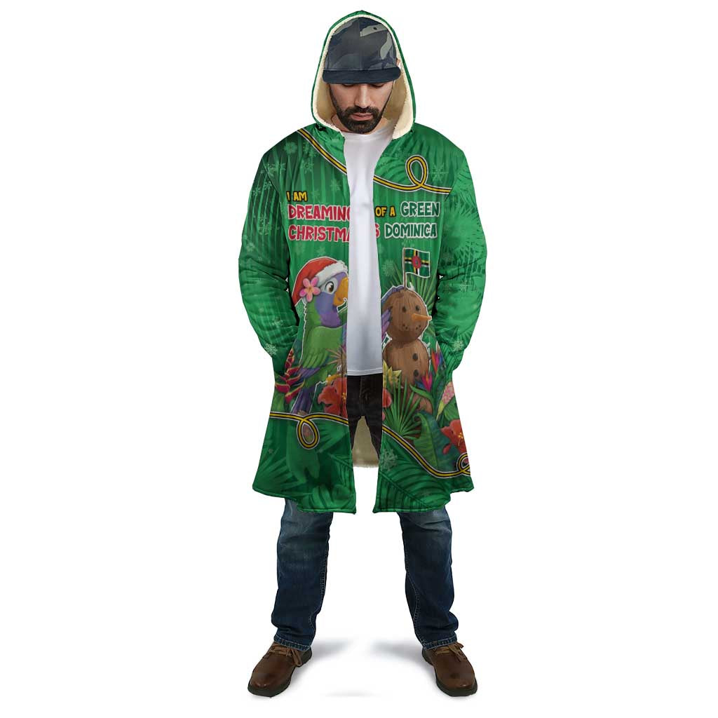Dominica Christmas Cloak I Am Dreaming Of A Green Christmas - Wonder Print Shop