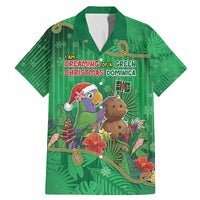 Dominica Christmas Family Matching Mermaid Dress and Hawaiian Shirt I Am Dreaming Of A Green Christmas - Wonder Print Shop