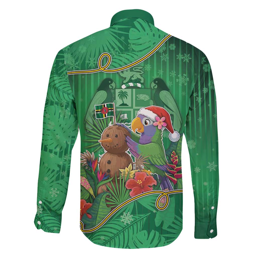 Dominica Christmas Family Matching Off Shoulder Short Dress and Hawaiian Shirt I Am Dreaming Of A Green Christmas - Wonder Print Shop