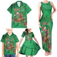Dominica Christmas Family Matching Tank Maxi Dress and Hawaiian Shirt I Am Dreaming Of A Green Christmas - Wonder Print Shop