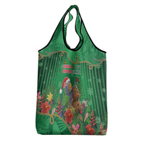 Dominica Christmas Grocery Bag I Am Dreaming Of A Green Christmas - Wonder Print Shop
