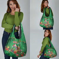 Dominica Christmas Grocery Bag I Am Dreaming Of A Green Christmas - Wonder Print Shop