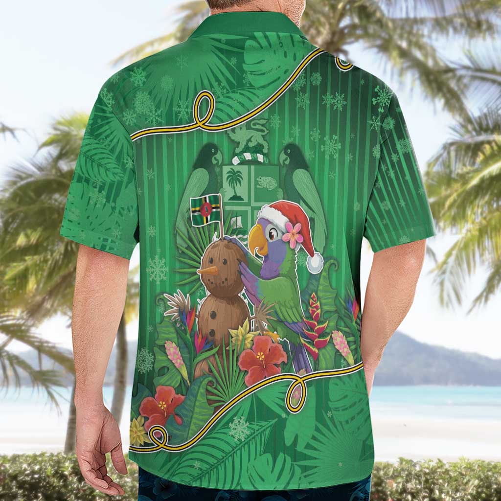 Dominica Christmas Hawaiian Shirt I Am Dreaming Of A Green Christmas - Wonder Print Shop