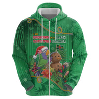 Dominica Christmas Hoodie I Am Dreaming Of A Green Christmas - Wonder Print Shop