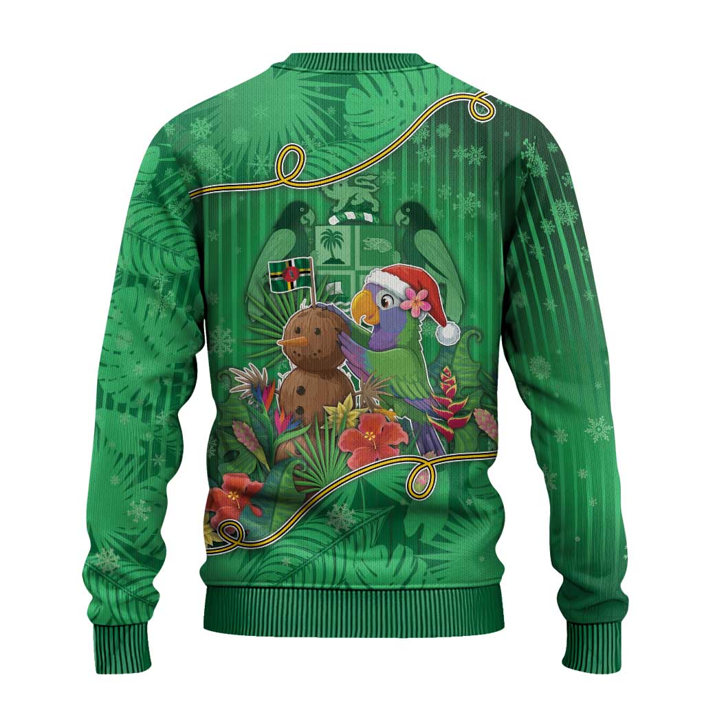 Dominica Christmas Ugly Christmas Sweater I Am Dreaming Of A Green Christmas - Wonder Print Shop
