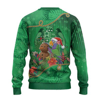 Dominica Christmas Ugly Christmas Sweater I Am Dreaming Of A Green Christmas - Wonder Print Shop
